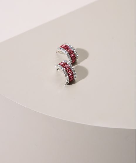 Brinco-Feminino-com-Pedras-e-Strass-Prateado-9962017-Prateado_1
