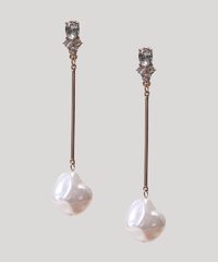 Brinco-Feminino-Alongado-com-Pingente-de-Perola-Dourado-9962061-Dourado_2