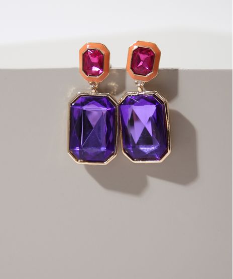 Brinco-Feminino-com-Pedras-Roxo-9962066-Roxo_1