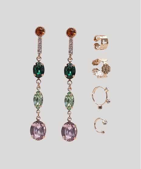 Kit-de-Brinco-Feminino-com-Pedras---4-Piercings-Dourado-9962022-Dourado_1