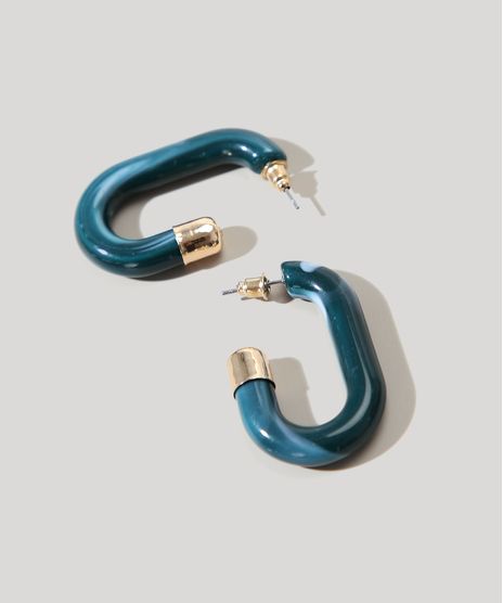 Brinco-Feminino-de-Argola-Oval-em-Resina-Azul-Petroleo-9962069-Azul_Petroleo_1