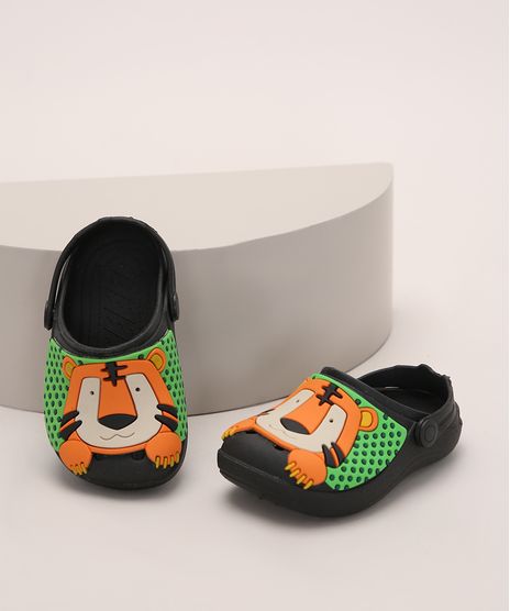 Babuche-Infantil-Luelua-Tigre-Preta-9974399-Preto_1
