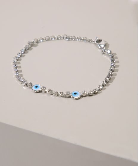 Pulseira-Feminina-Fina-com-Strass-Prateada-9975310-Prateada_1