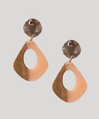 Brinco-Feminino-em-Resina-e-Madeira-Dourado-9962071-Dourado_2
