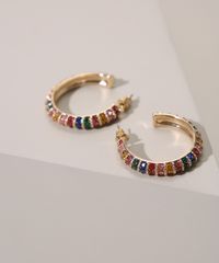 Brinco-Feminino-de-Argola-Pequena-com-Strass-Dourado-9962210-Dourado_1