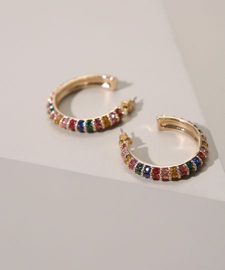 Brinco-Feminino-de-Argola-Pequena-com-Strass-Dourado-9962210-Dourado_1