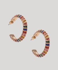 Brinco-Feminino-de-Argola-Pequena-com-Strass-Dourado-9962210-Dourado_2