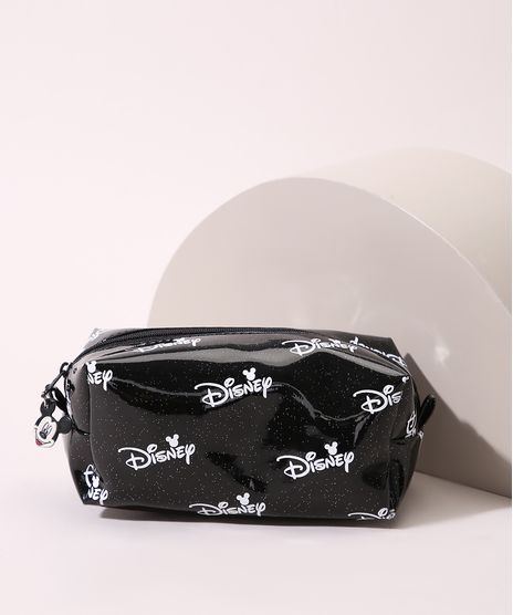 Necessaire-Feminina-Disney-Vinil-com-Glitter-Preta-9974340-Preto_1