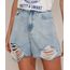 Short-Jeans-Feminino-Mindset-Cintura-Super-Alta-Destroyed-Marmorizado-com-Barra-Desfiada-Azul-Claro-9975955-Azul_Claro_1
