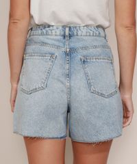 Short-Jeans-Feminino-Mindset-Cintura-Super-Alta-Destroyed-Marmorizado-com-Barra-Desfiada-Azul-Claro-9975955-Azul_Claro_2