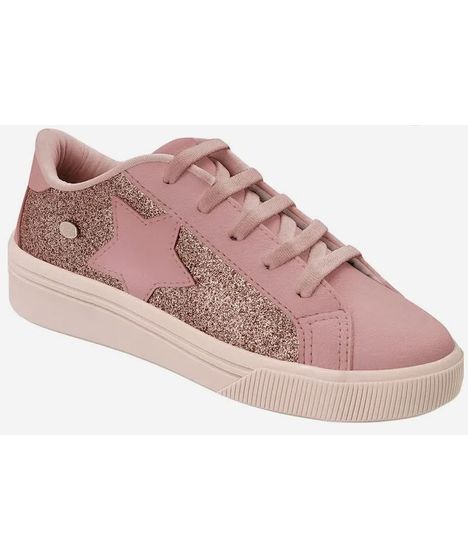 tenis rosa envelhecido