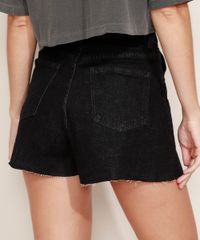 Short-Jeans-Feminino-Mindset-Gode-Cintura-Alta-com-Pregas-Preto-9980414-Preto_2