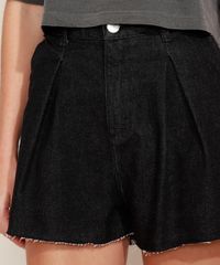 Short-Jeans-Feminino-Mindset-Gode-Cintura-Alta-com-Pregas-Preto-9980414-Preto_5