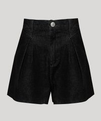 Short-Jeans-Feminino-Mindset-Gode-Cintura-Alta-com-Pregas-Preto-9980414-Preto_6