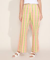 Calca-Feminina-Mindset-Wide-Reta-Cintura-Super-Alta-Alfaiatada-Estampada-Xadrez-Vichy-Multicor-9976993-Multicor_1