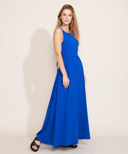 Vestido-Feminino-Mindset-Longo-com-Vazado-Alca-Fina-Azul-Royal-9979864-Azul_Royal_1