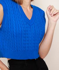 Colete-de-Trico-Feminino-Mindset-Cropped-Decote-V-Azul-Royal-9978895-Azul_Royal_5