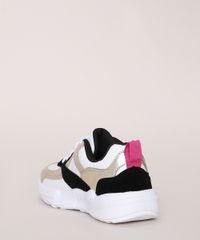 Tenis-Feminino-Oneself-Chunky-com-Recorte-Metalizado-Branco-9971052-Branco_4