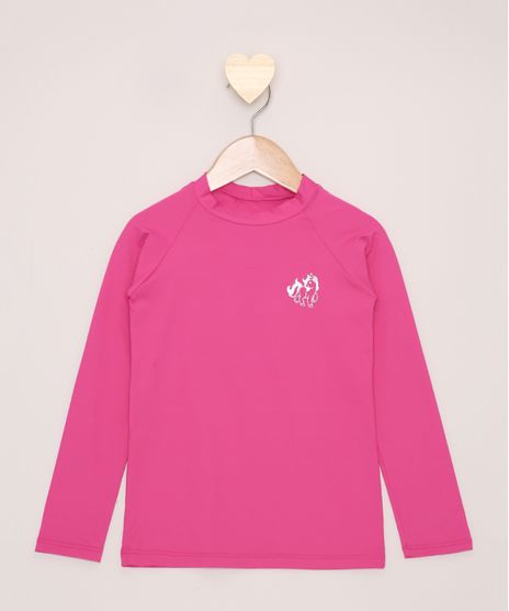 Blusa-de-Praia-Infantil-DeMillus-Unicornio-Manga-Longa-com-Protecao-UV50--Pink-9972600-Pink_1