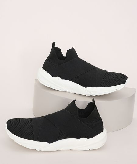 Tenis-Feminino-Oneself-Knit-com-Elastico-Preto-9975860-Preto_1 Tenis-Feminino-Oneself-Knit-com-Elastico-Preto-9975860-Preto_1
