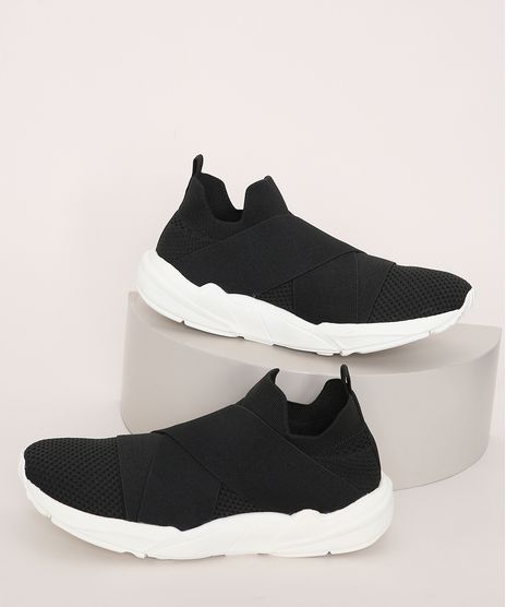 Tenis-Feminino-Oneself-Knit-com-Elastico-Preto-9975860-Preto_1