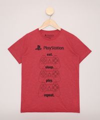 Camiseta-Juvenil-PlayStation--Eat-Sleep-Play-Repeat--Manga-Curta-Vermelha-9970349-Vermelho_1 Camiseta-Juvenil-PlayStation--Eat-Sleep-Play-Repeat--Manga-Curta-Vermelha-9970349-Vermelho_1