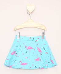 Short-Saia-Infantil-Estampado-Flamingos-Verde-Agua-9979133-Verde_Agua_2