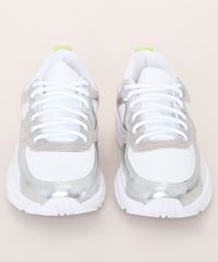 Tenis-Feminino-Oneself-Chunky-com-Recorte-Metalizado-Branco-9971056-Branco_5