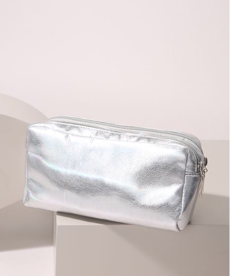 Necessaire-Feminina-com-Bolso-Duplo-Holografica-Prateada-9972783-Prateada_1