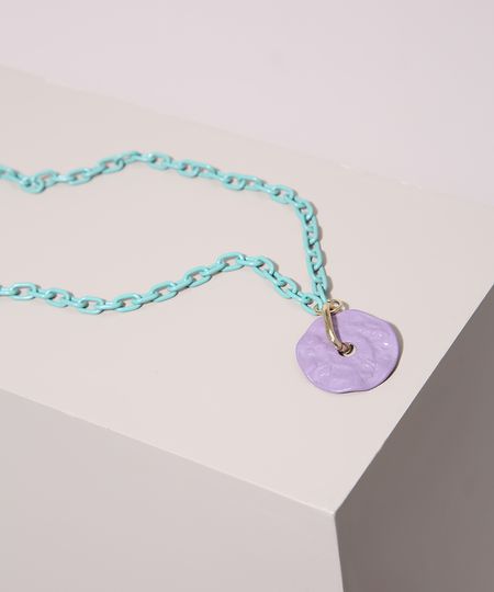 Colas-Feminino-de-Corrente-com-Pingente-Redondo-Verde-Agua-9976683-Verde_Agua_1