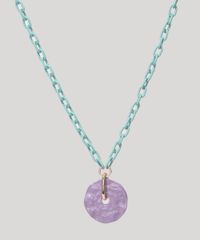 Colas-Feminino-de-Corrente-com-Pingente-Redondo-Verde-Agua-9976683-Verde_Agua_2