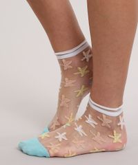 Meia-Estampa-de-Estrelas-do-Mar-em-Tule-Azul-Claro-8727940-Azul_Claro_2