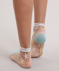 Meia-Estampa-de-Estrelas-do-Mar-em-Tule-Azul-Claro-8727940-Azul_Claro_3