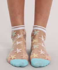Meia-Estampa-de-Estrelas-do-Mar-em-Tule-Azul-Claro-8727940-Azul_Claro_4