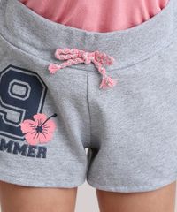Conjunto-de-Blusa--Summer--Rosa---Short-Cinza-Mescla-8928173-Cinza_Mescla_4