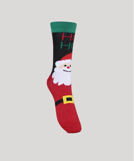 Meia-Feminina-Cano-Alto-Papai-Noel-Divertida-Vermelha-9970166-Vermelho_1