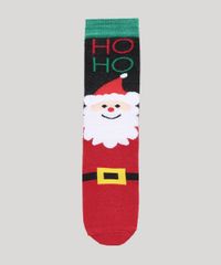 Meia-Feminina-Cano-Alto-Papai-Noel-Divertida-Vermelha-9970166-Vermelho_2