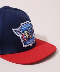 Bone-Infantil-Aba-Reta-Capitao-America-Azul-Marinho-9944435-Azul_Marinho_2