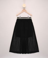 Saia-de-Tule-Juvenil-Midi-Preto-9965410-Preto_1