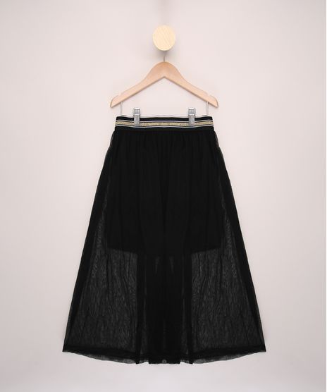 Saia-de-Tule-Juvenil-Midi-Preto-9965410-Preto_1