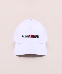 Bone-Masculino-Aba-Curva-La-Casa-de-Papel-Branco-9966343-Branco_1