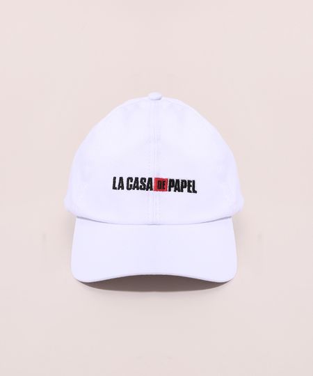 Bone-Masculino-Aba-Curva-La-Casa-de-Papel-Branco-9966343-Branco_1