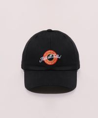 Bone-Masculino-Aba-Curva-Looney-Tunes--That-s-All-Folks--Preto-9966344-Preto_1