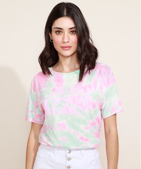 Blusa-Feminina-Stranger-Things-Estampada-Tie-Dye-Manga-Curta-Decote-Redondo-Multicor-9973818-Multicor_1
