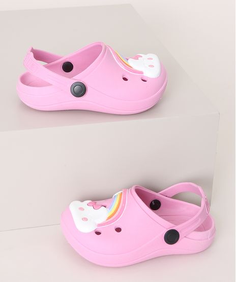 Babuche-Infantil-Luelua-Arco-Iris-com-Glitter-Rosa-9974379-Rosa_1