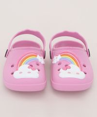 Babuche-Infantil-Luelua-Arco-Iris-com-Glitter-Rosa-9974379-Rosa_5
