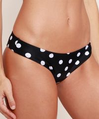 Biquini-Calcinha-Estampado-de-Poa-Protecao-UV50--Preto-9971908-Preto_1