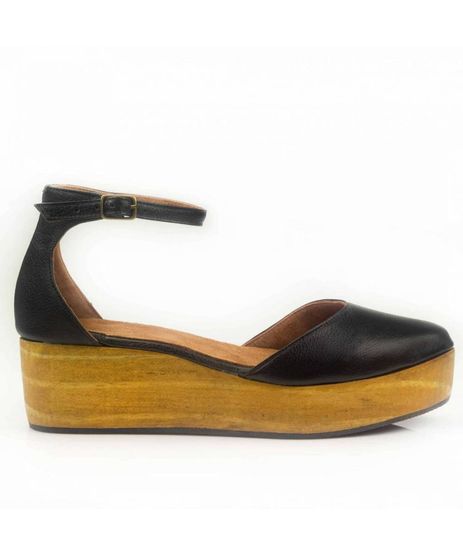 sandalia flatform alta