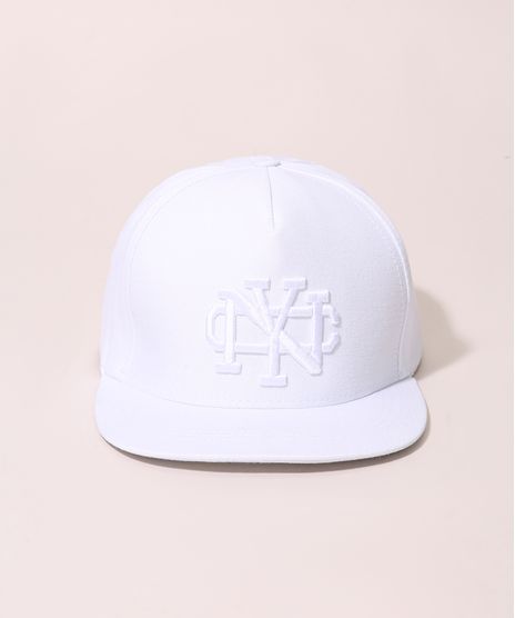 Bone-Masculino-Aba-Reta-New-York-City-Branco-9966363-Branco_1