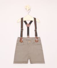 Bermuda-de-Sarja-Infantil-com-Suspensorio-Bege-Escuro-9969143-Bege_Escuro_1